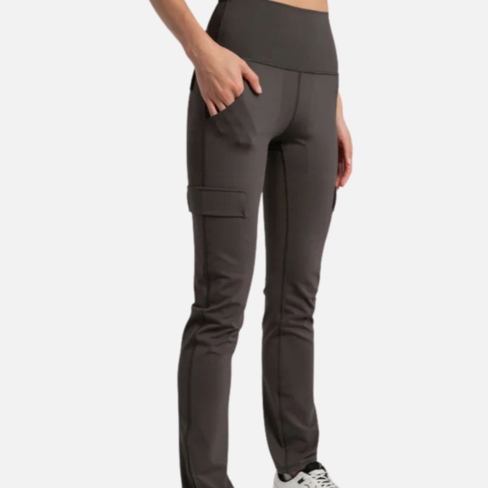 NWOT LOLE Step Up Cargo Leggings, Dark Olive, Size M